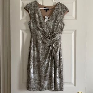 Slivery cocktail dress